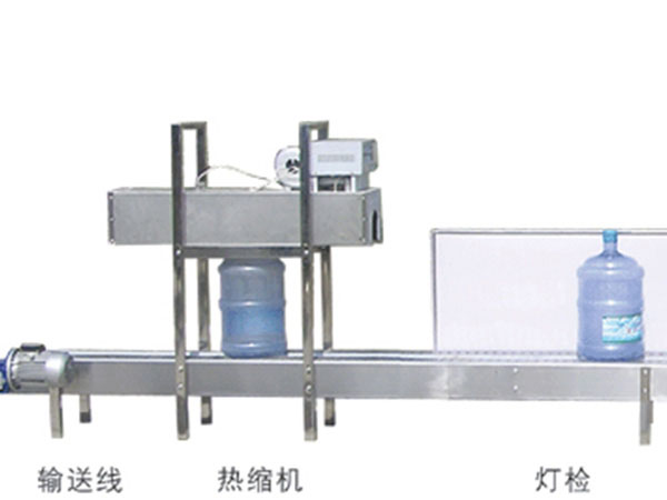 灯检，胶帽（mào）热缩机（大桶）